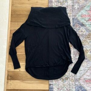 Joie Cowlneck Black Sweater